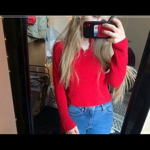 Red urban outfitters sweater